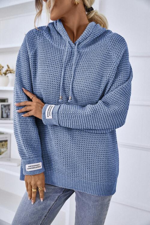 Pull à Capuche en Maille | Doux & Confortable | Style Décontracté