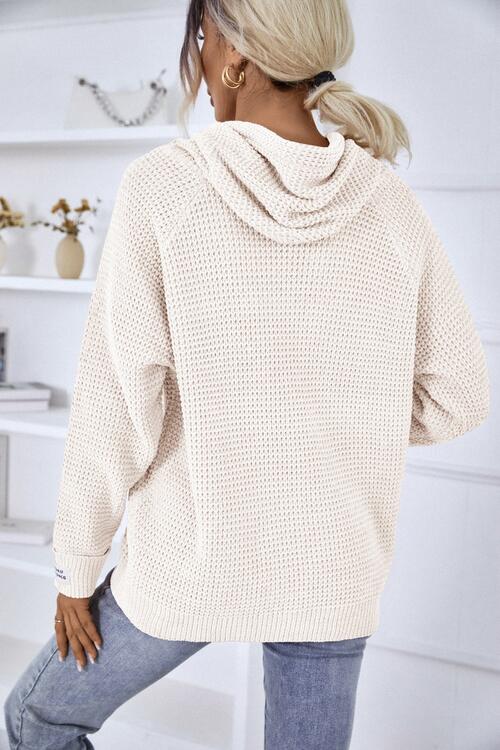 Pull à Capuche en Maille | Doux & Confortable | Style Décontracté