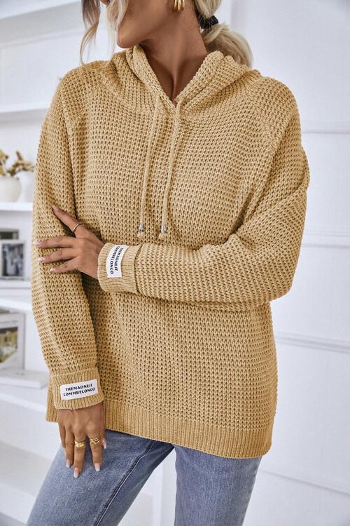 Pull à Capuche en Maille | Doux & Confortable | Style Décontracté