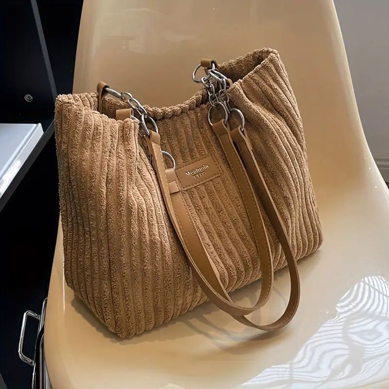 Sac Velours Côtelé | Élégant & Tendance | Pratique & Stylé