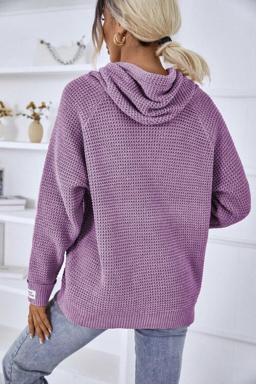 Pull à Capuche en Maille | Doux & Confortable | Style Décontracté