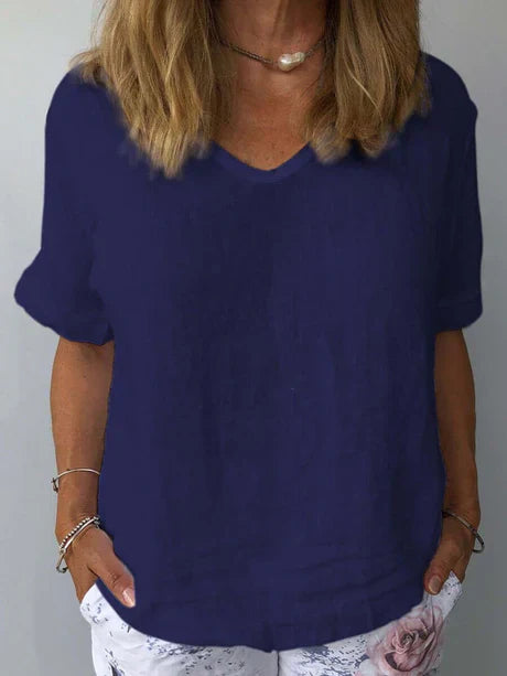 T-shirt en Lin | Lin Naturel | Confort Léger et Élégance Décontractée