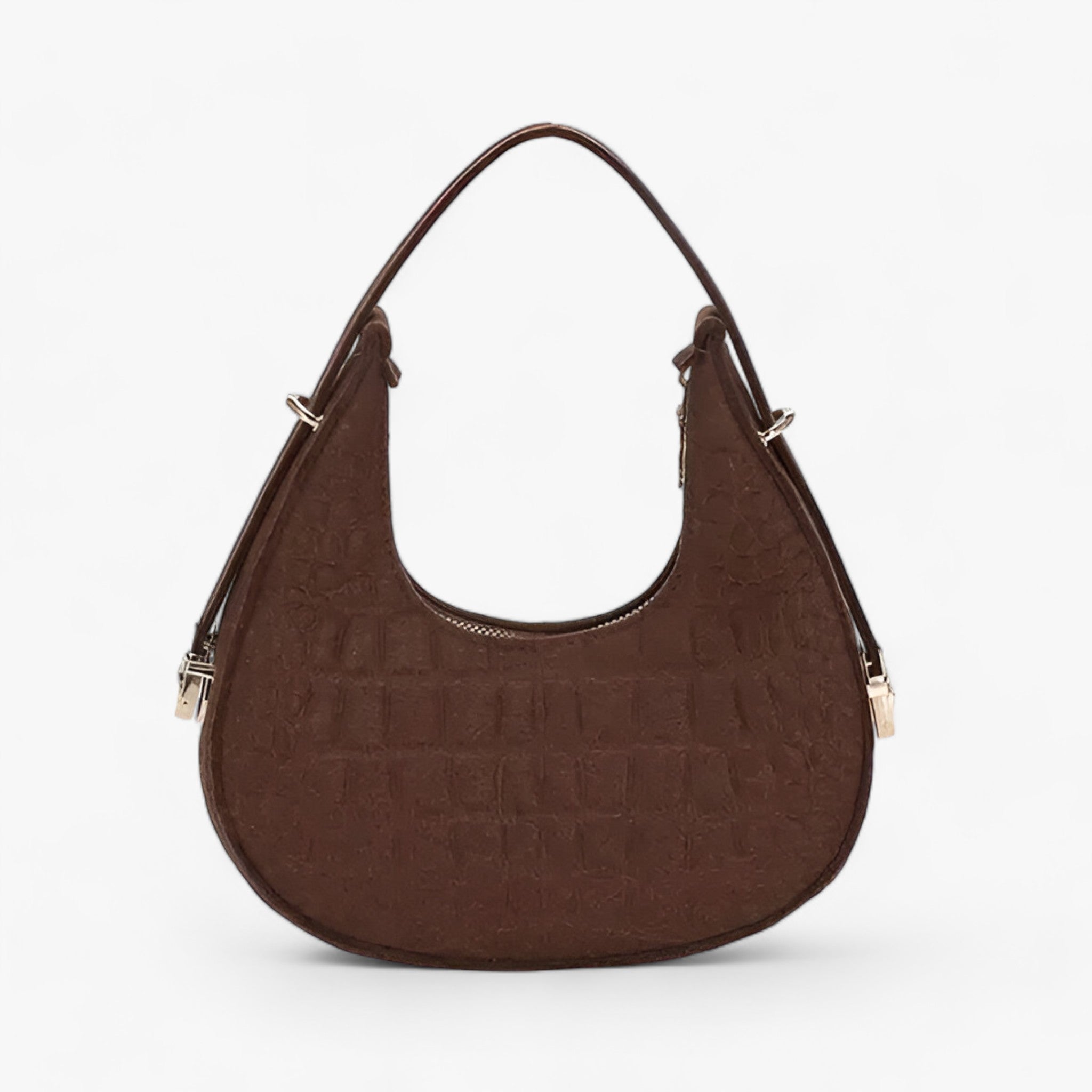 Sac Demi-Lune Effet Croco | Chic & Tendance | Simili Cuir
